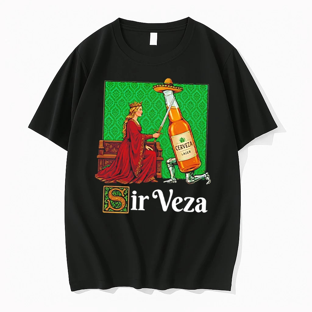 Officials Sir Veza Cerueza Beer Mexican Sombrero Tee Premium T Shirt