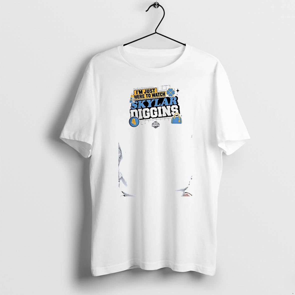 Officials Skylar Diggins Im Just Here To Watch Premium T Shirt