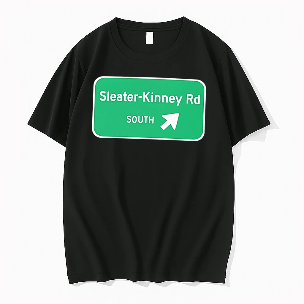Officials Sleater Kinney Rd Exit Sign Tee Premium T Shirt