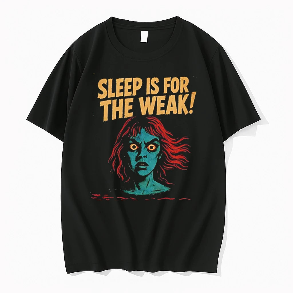 Officials Sleep Is For The Weak Horror Insomnia Scary Tee Premium T Shirt