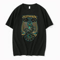 Officials Slytherin Geometric Snake Ambition Pride Cunning 2026 Edition Black Premium T Shirt