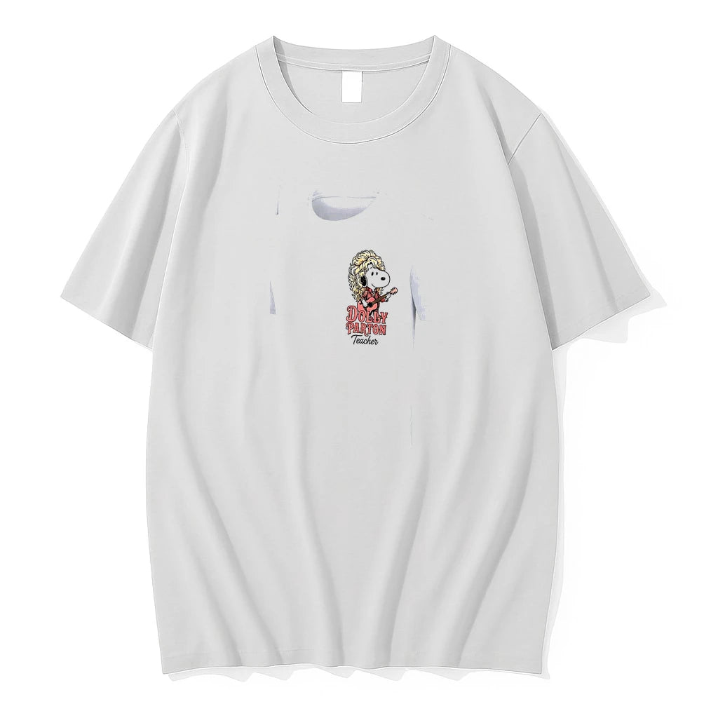 Officials Snoopy As Dolly Parton Be A Dolly Parton Teacher White Mens