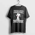 Officials Snoopy I Am Not Old I Am Crispy Quote Peanuts Tee