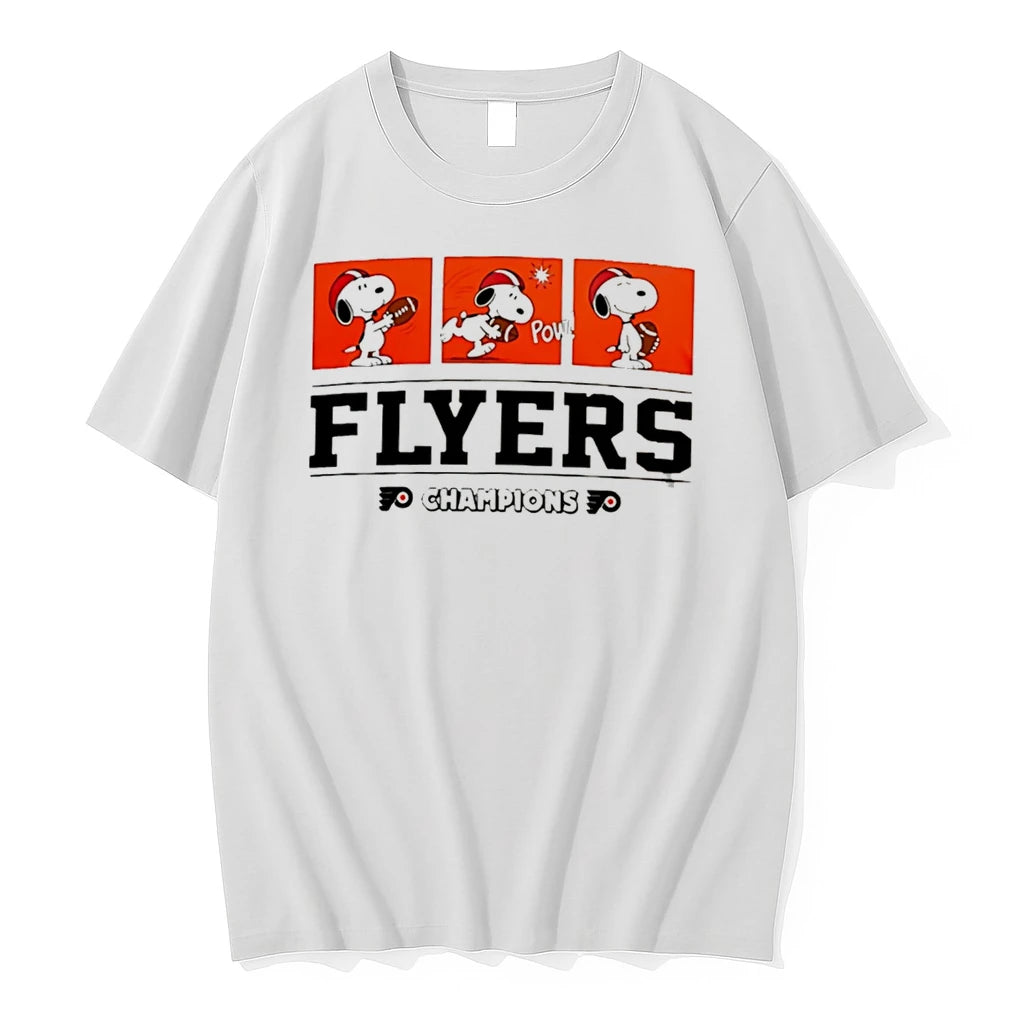 Officials Snoopy Philadelphia Flyers 2026 Champions Tee Premium T Shirt