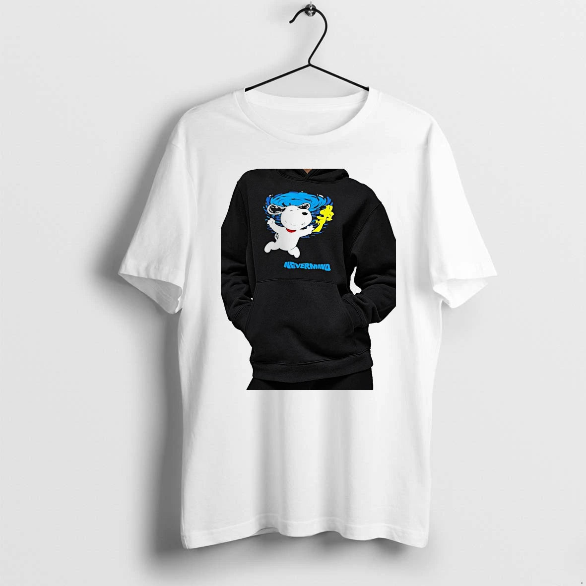 Officials Snoopy Woodstock Nevermind Parody Premium T Shirt