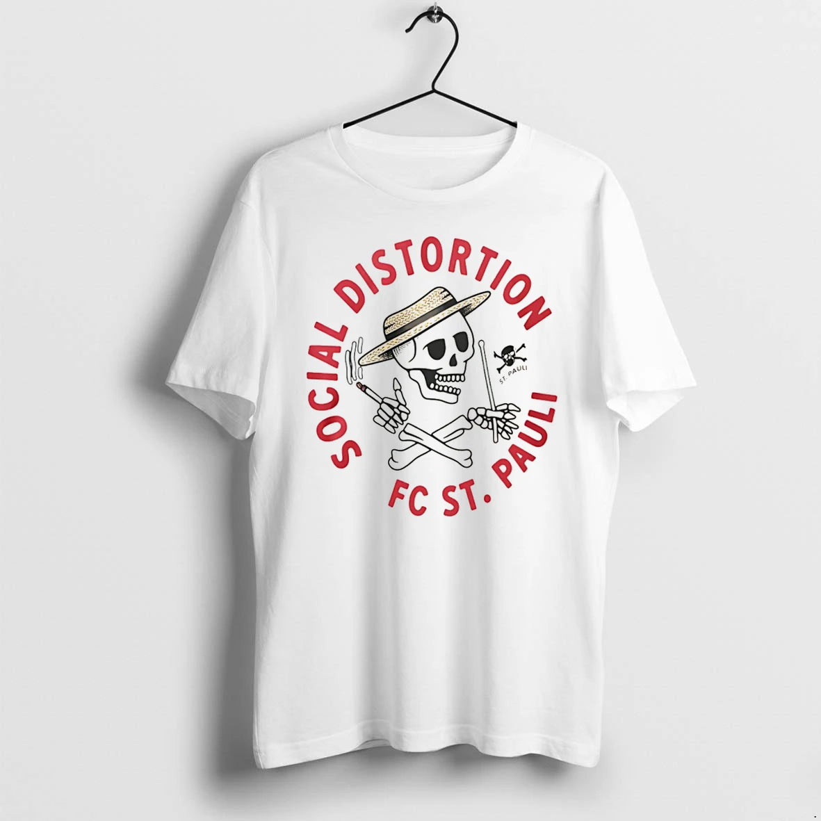Officials Social Distortion Fc St Pauli Punk Rock Tee Premium T Shirt