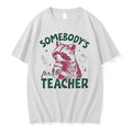 Officials Somebodys Feral Teacher Raccoon School Premium T Shirt