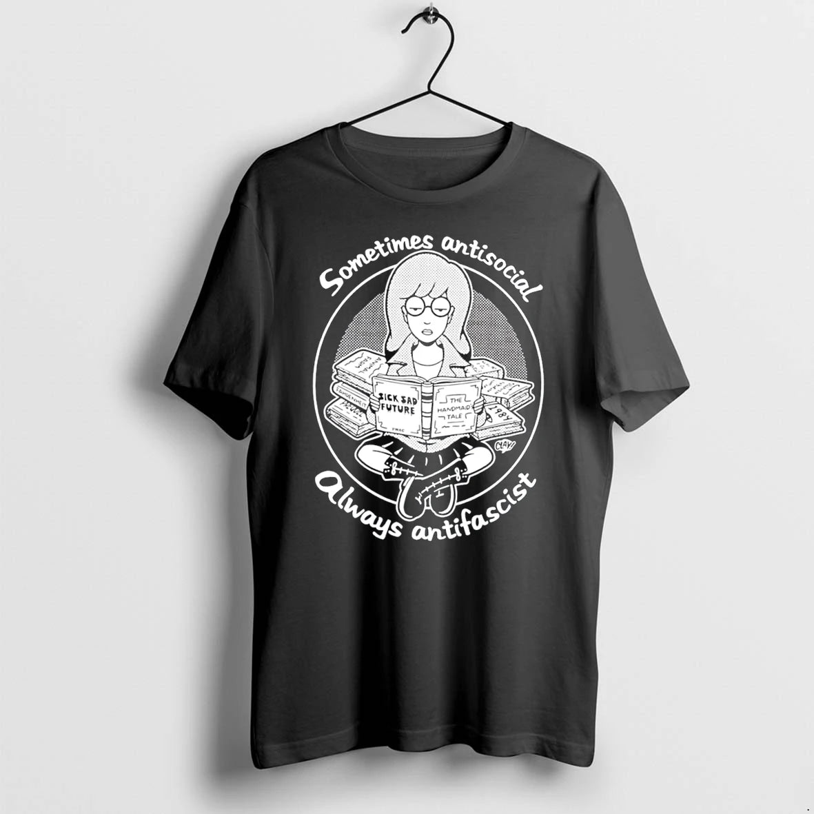 Officials Sometimes Antisocial Always Antifascist Sick Sad Future The Handmad Tale Tee
