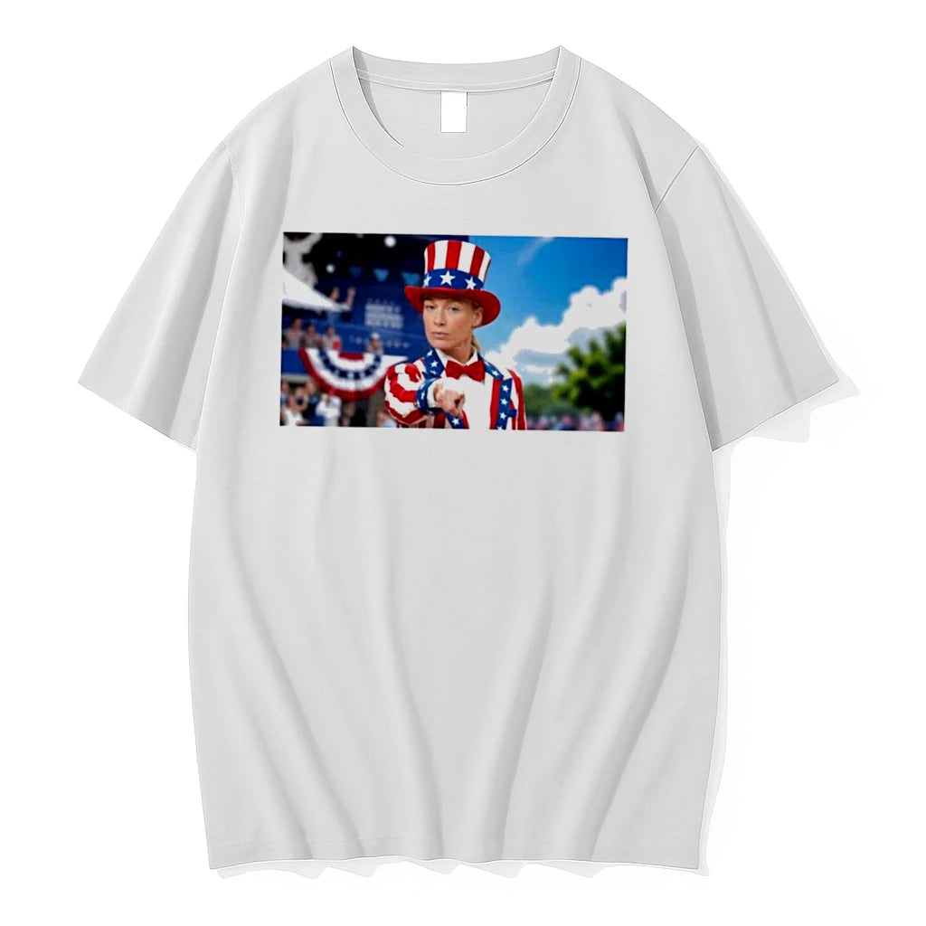 Officials Sophia Cunningham Uncle Sam Patriotic Costume Tee Premium T Shirt