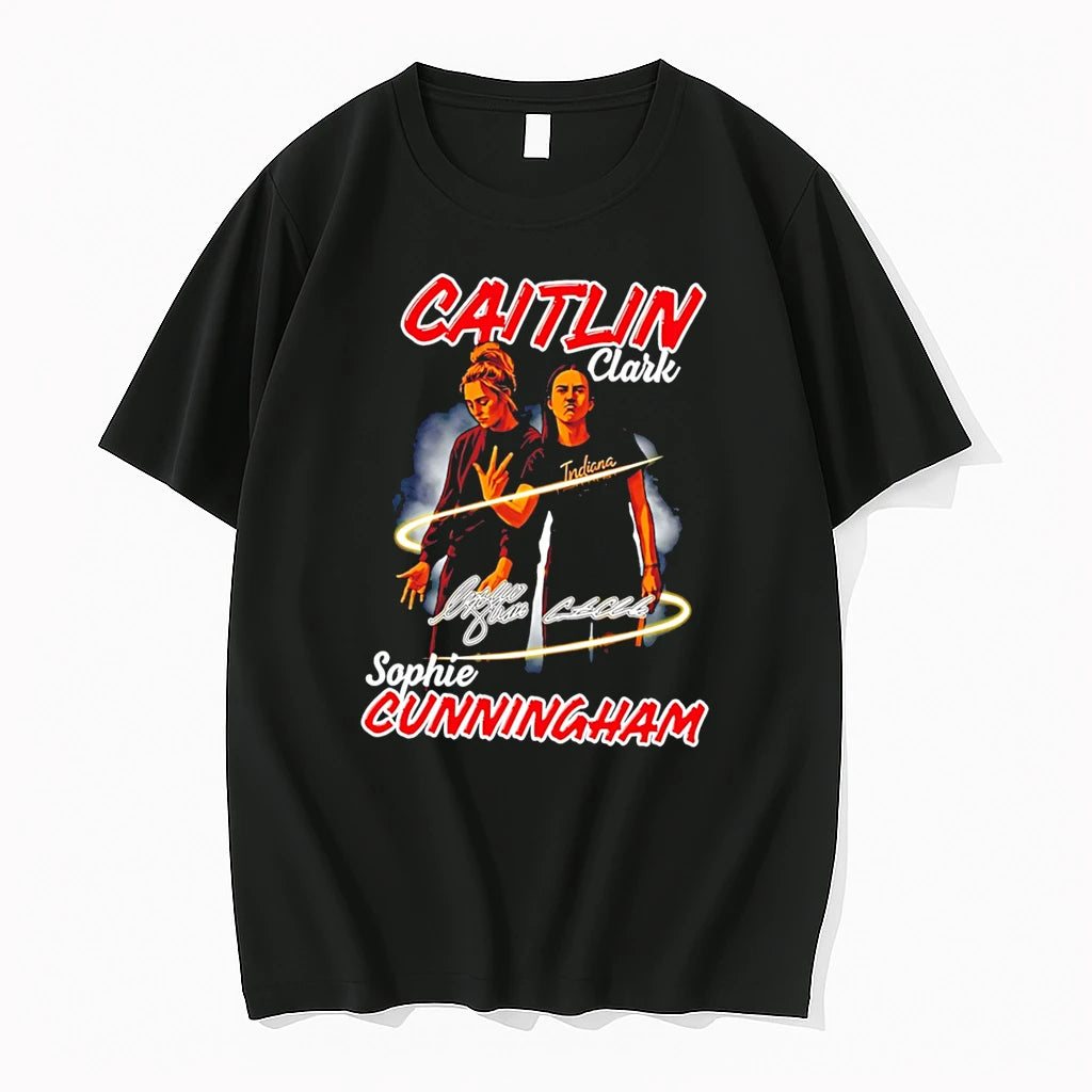 Officials Sophie Cunningham Caitlin Clark Indiana Fever Fan Bootleg Tee Premium T Shirt