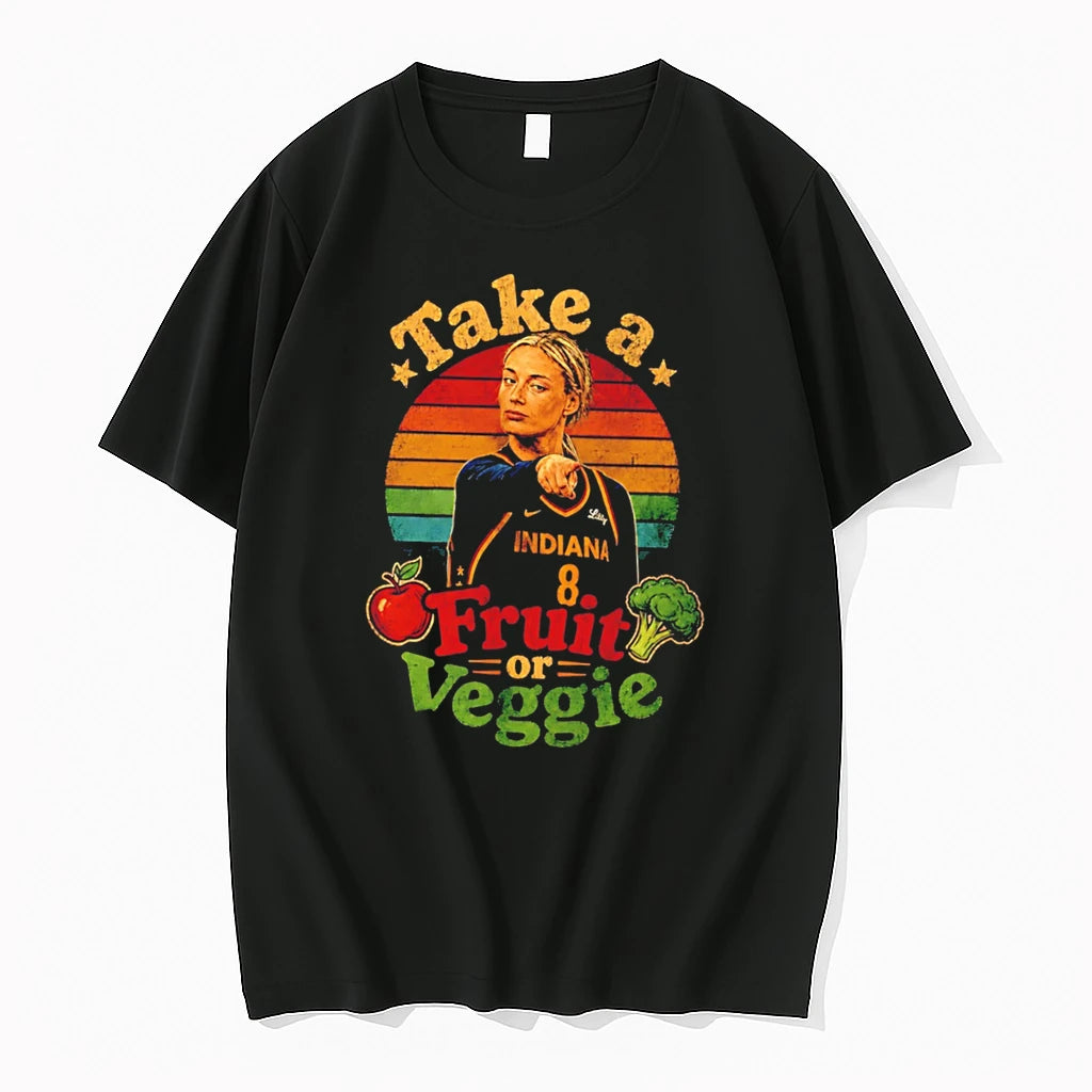 Officials Sophie Cunningham Indiana Fever Take A Fruit Or Veggie Vintage Tee