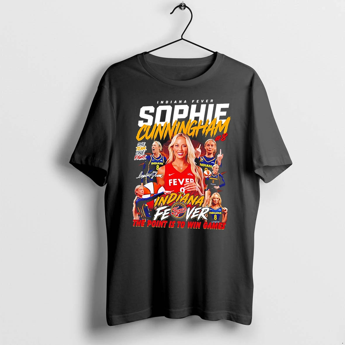 Officials Sophie Cunningham Indiana Fever The Point Is To Win Games Tee
