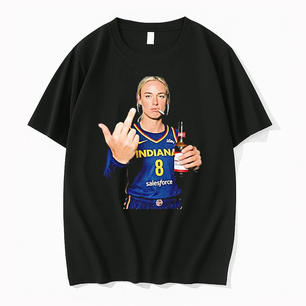 Officials Sophie Cunningham Indiana Fever Wnba Number 8 Salesforce Budweiser Beer Women