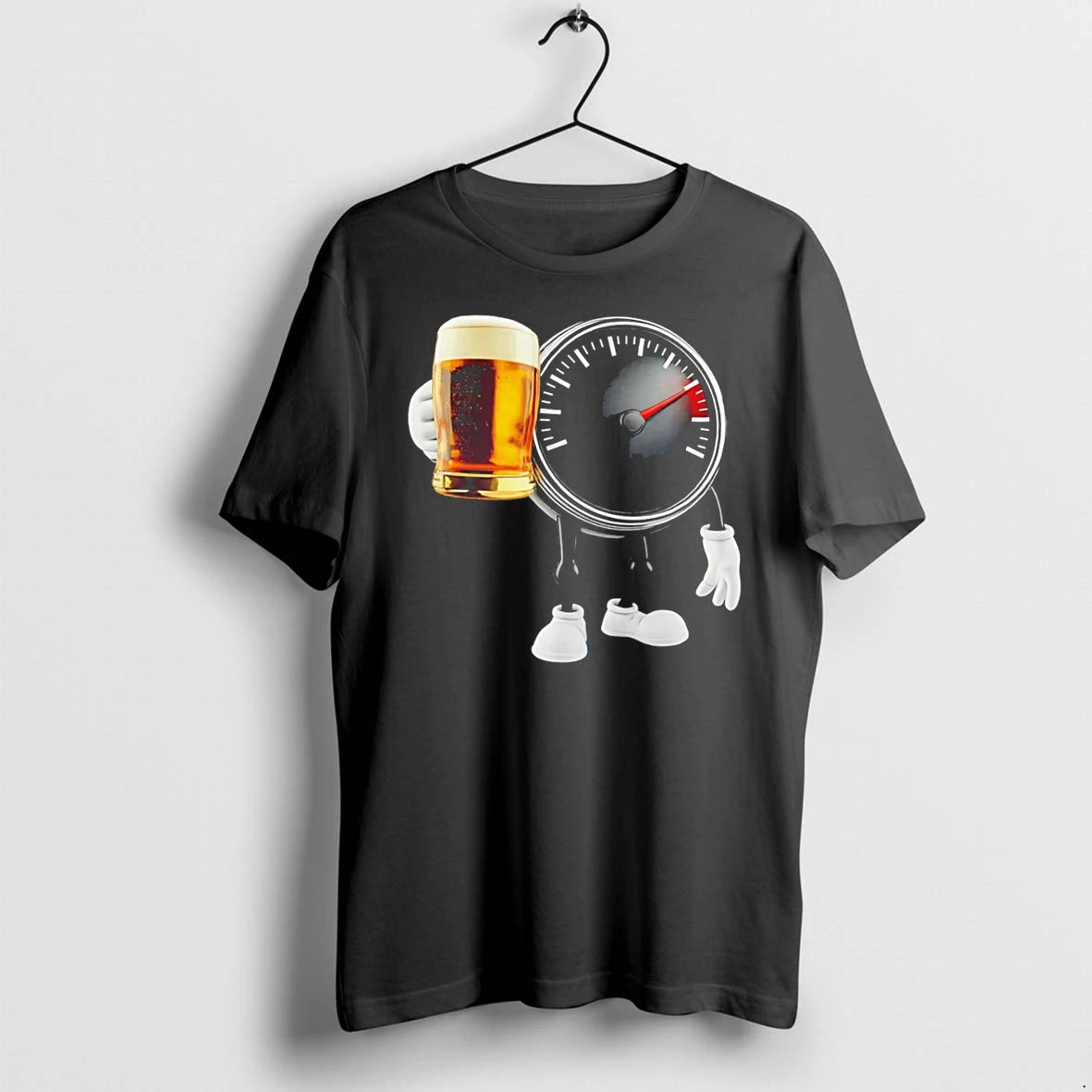 Officials Speedometer With Beer Cartoon Tee Premium T Shirt