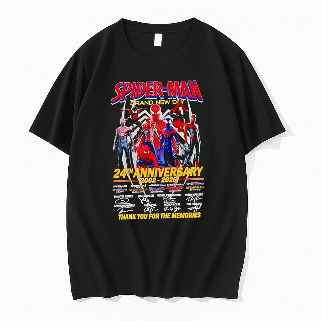 Officials Spider Man Brand New Day 24th Anniversary 2002 2026 Premium T Shirt