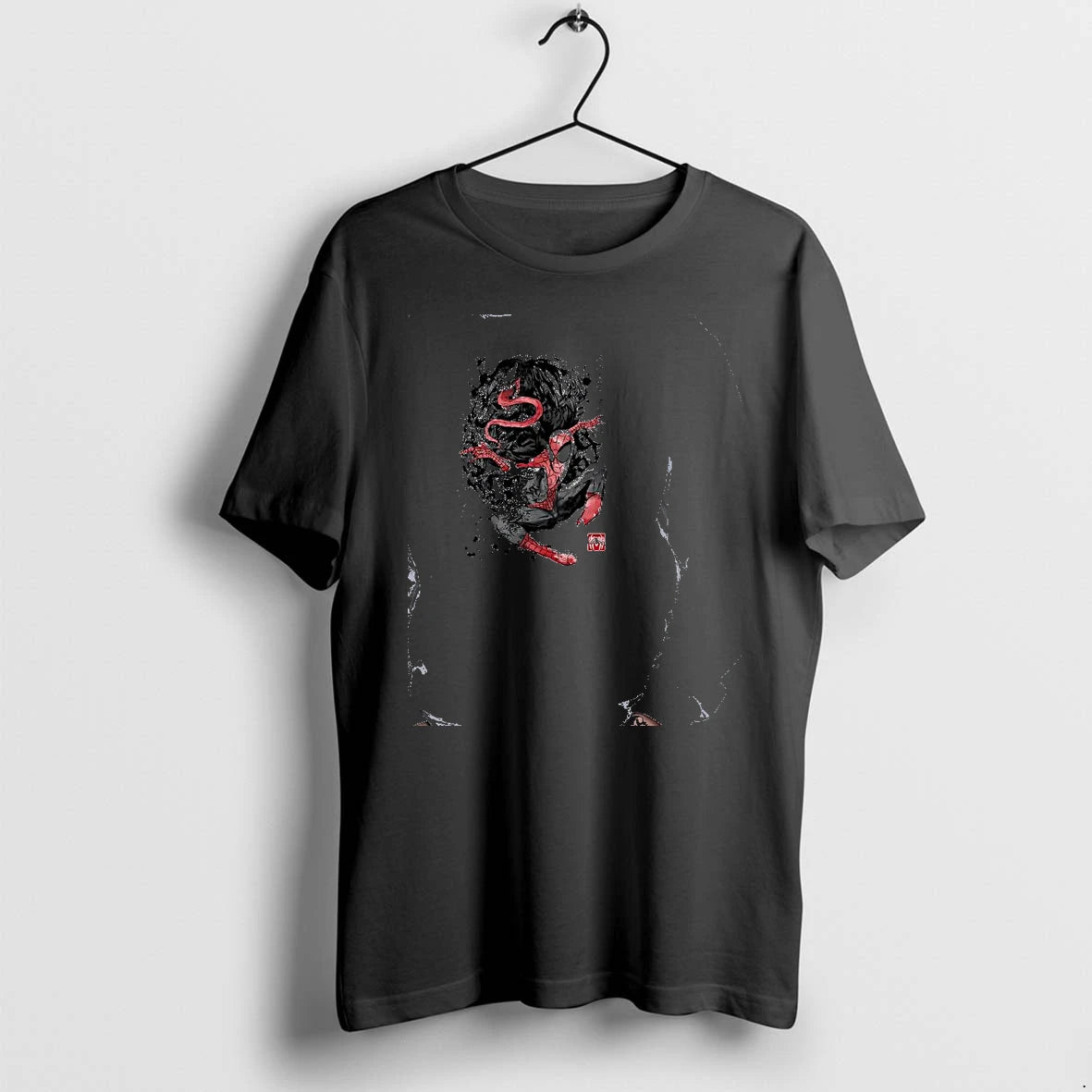 Officials Spider Man Venom Japanese Comic Premium T Shirt