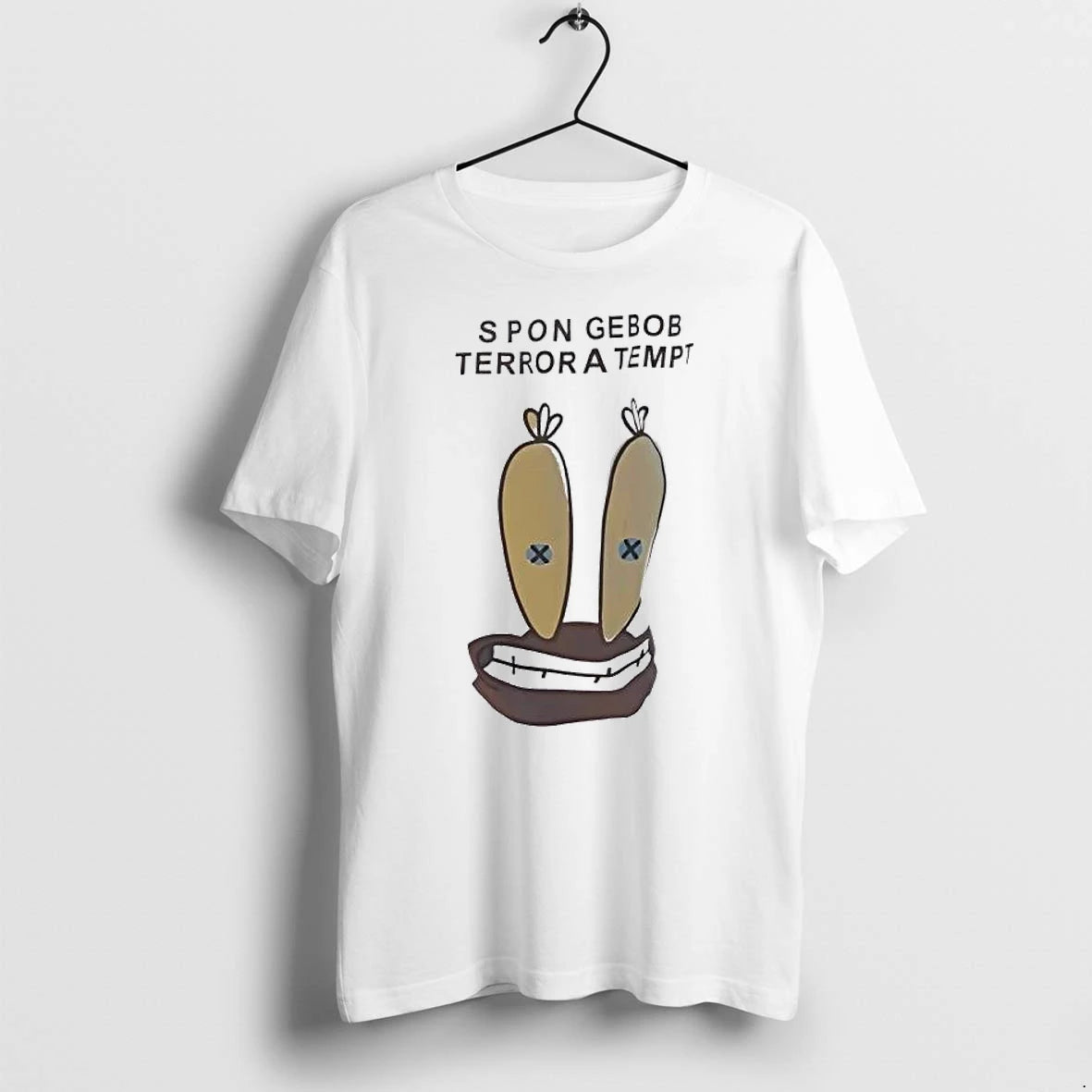 Officials Spongebob Terror A Tempt Bootleg Funny Cartoon Premium T Shirt