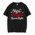 Officials Stars And Stripes And Human Rights Premium T Shirt