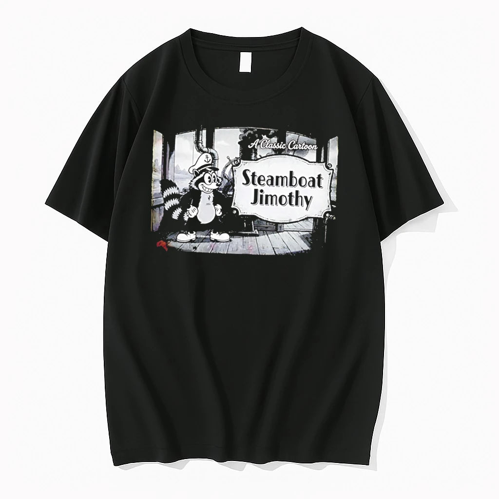Officials Steamboat Jimothy A Classic Cartoon Raccoon Tee Premium T Shirt