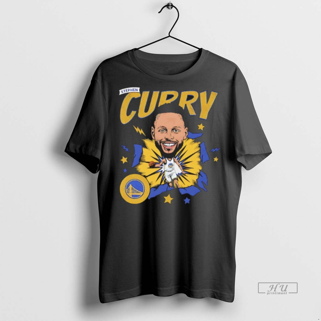 Officials Steph Curry Golden State Warriors Nba Player Caricature Comic Graphic Tee Shirt Sweater