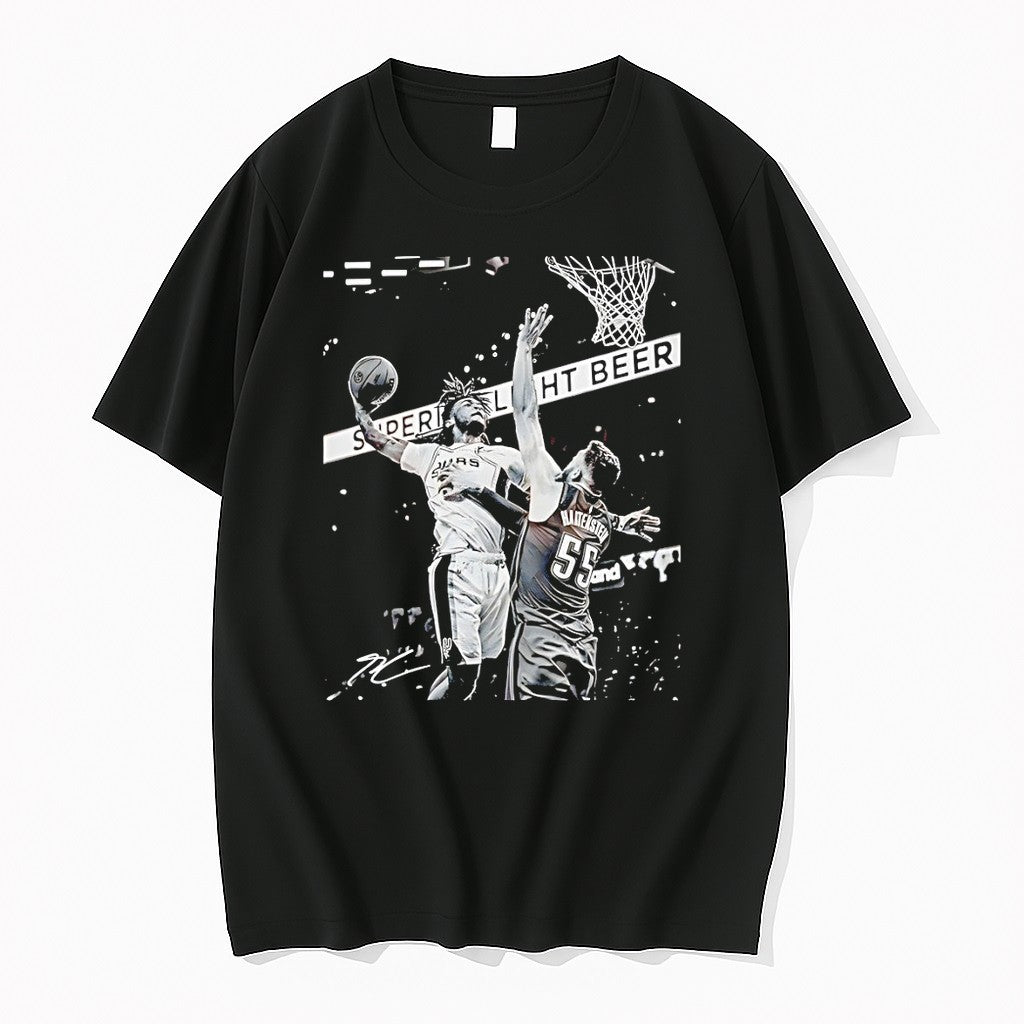 Officials Stephon Castle Dunk Isaiah Hartenstein San Antonio Spurs Basketball Nba Signature