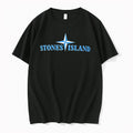 Officials Stones Island Logo Stones Island Black Premium T Shirt