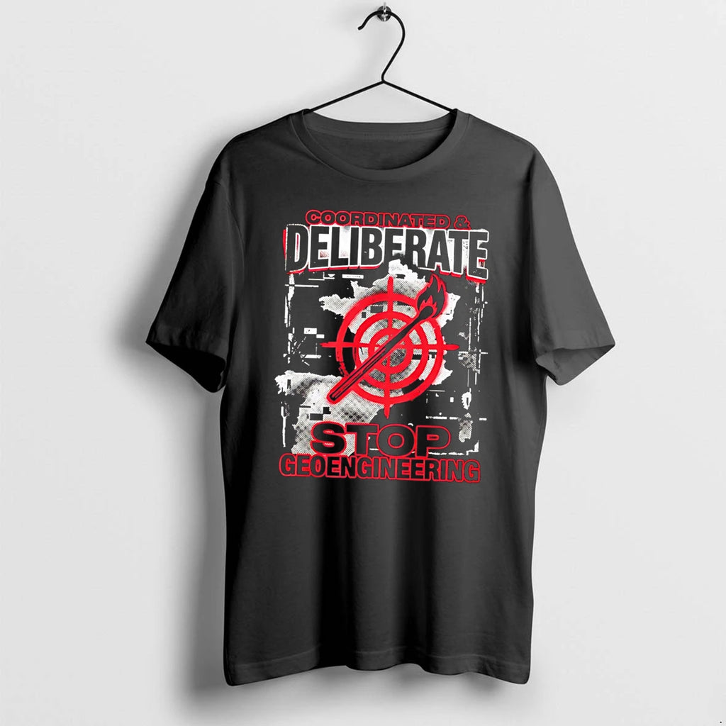 Officials Stop Geoengineering France Spain Arson Protest Tee Premium T Shirt