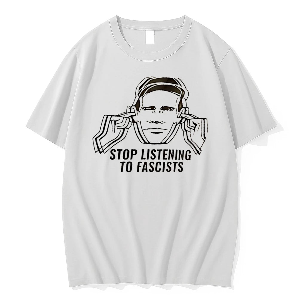 Officials Stop Listening To Fascists Graphic Tee Premium T Shirt