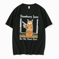 Officials Strawberry Jams But My Glock Dont Cat Meme Tee Premium T Shirt