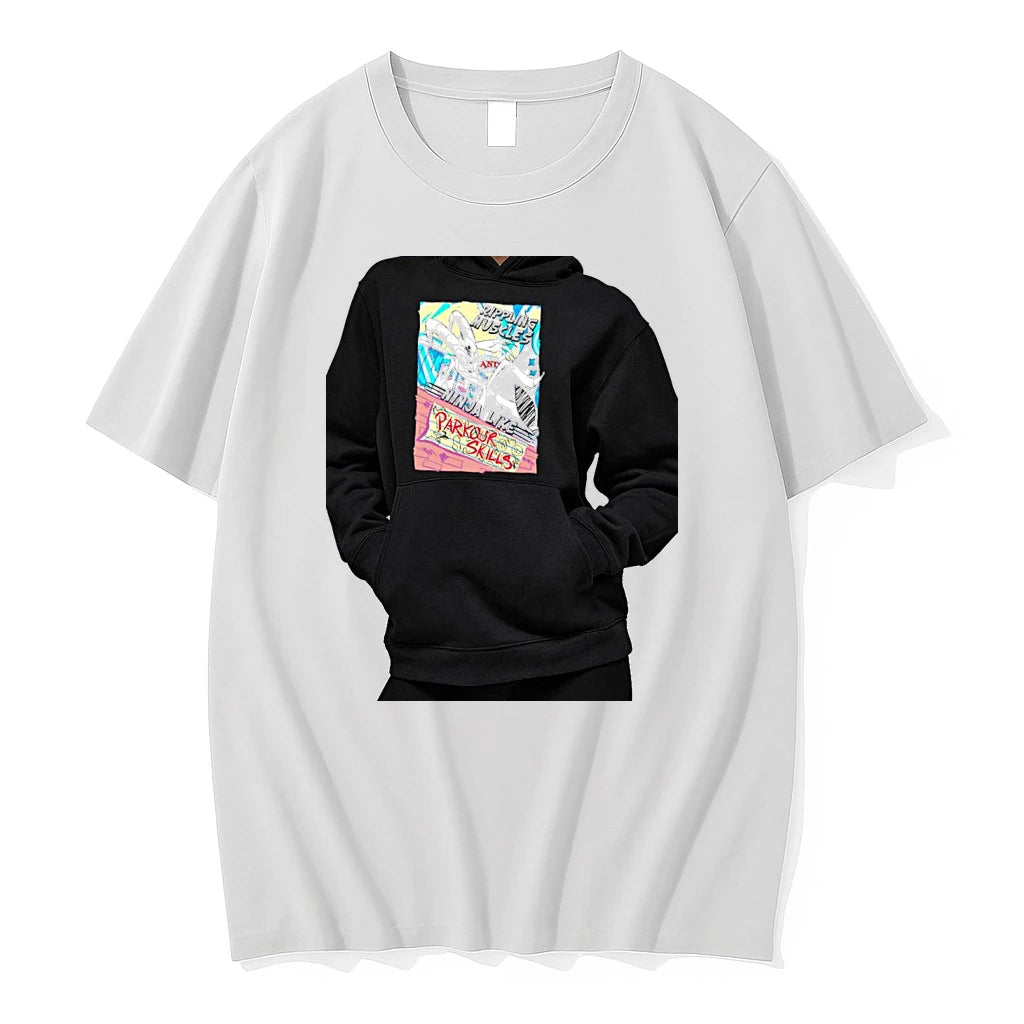Officials Striker Helluva Boss Rippling Muscles And Ninja Like Parkour Skills Premium T Shirt