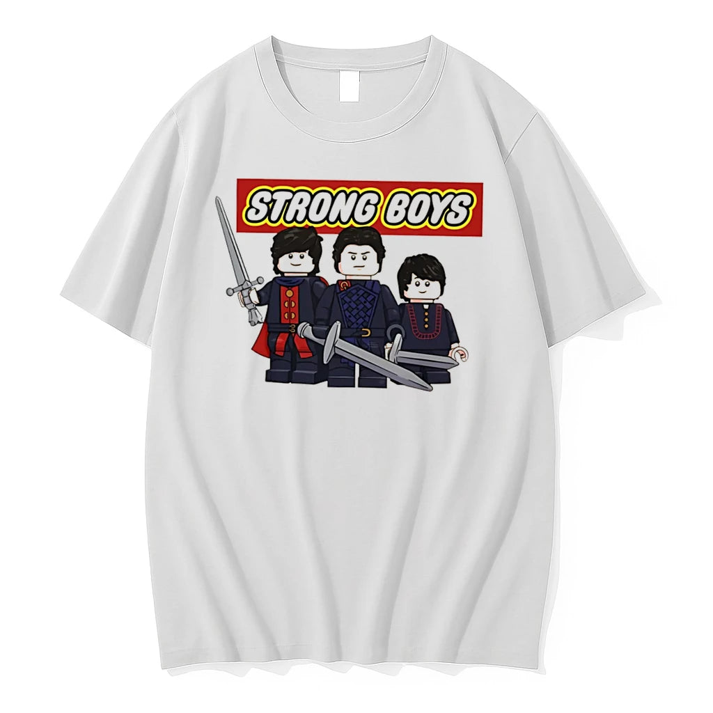 Officials Strong Boys Lego Style Characters House Of The Dragon Tee Premium T Shirt