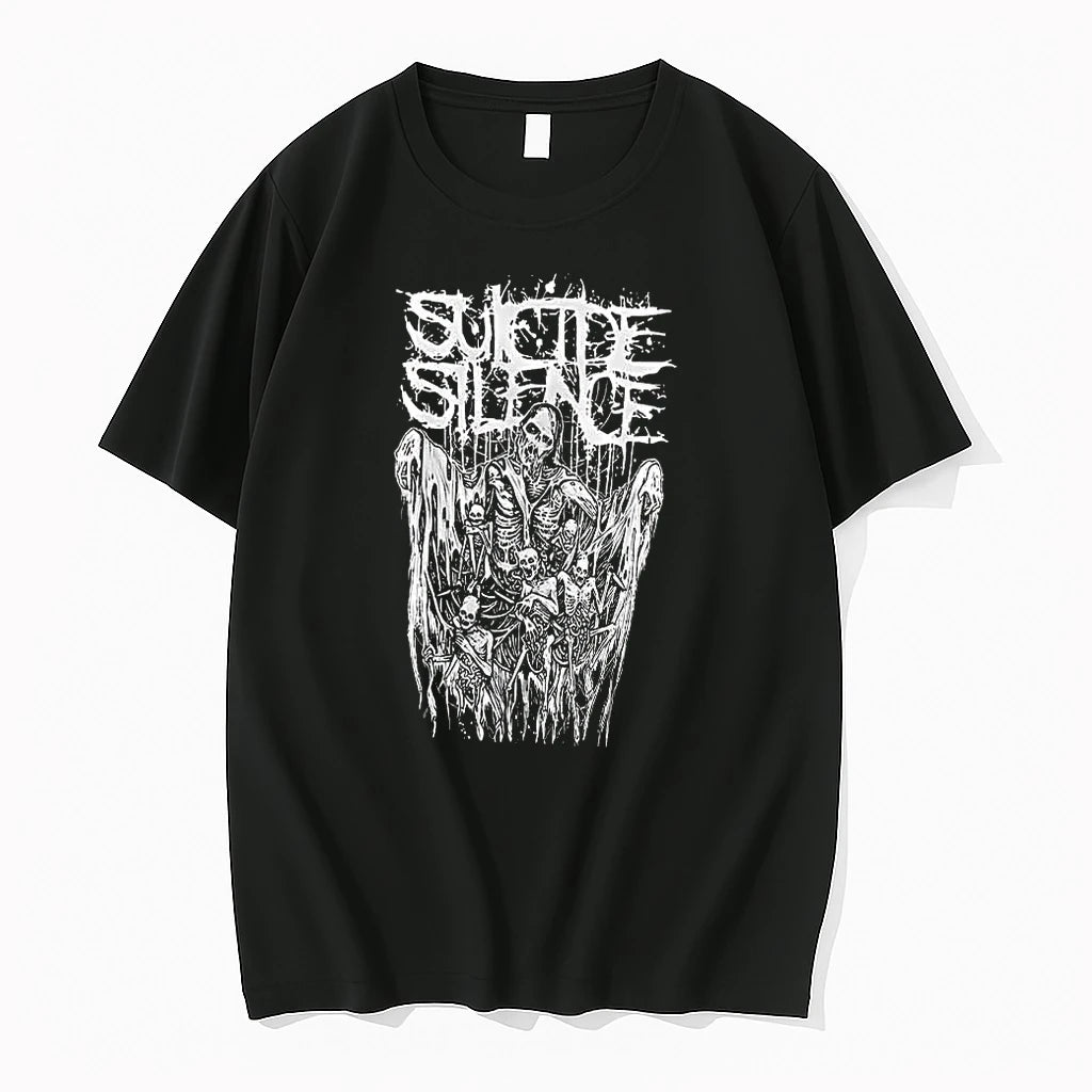 Officials Suicide Silence Reminders Of Hell Tour 2026 Black Mens Premium T Shirt