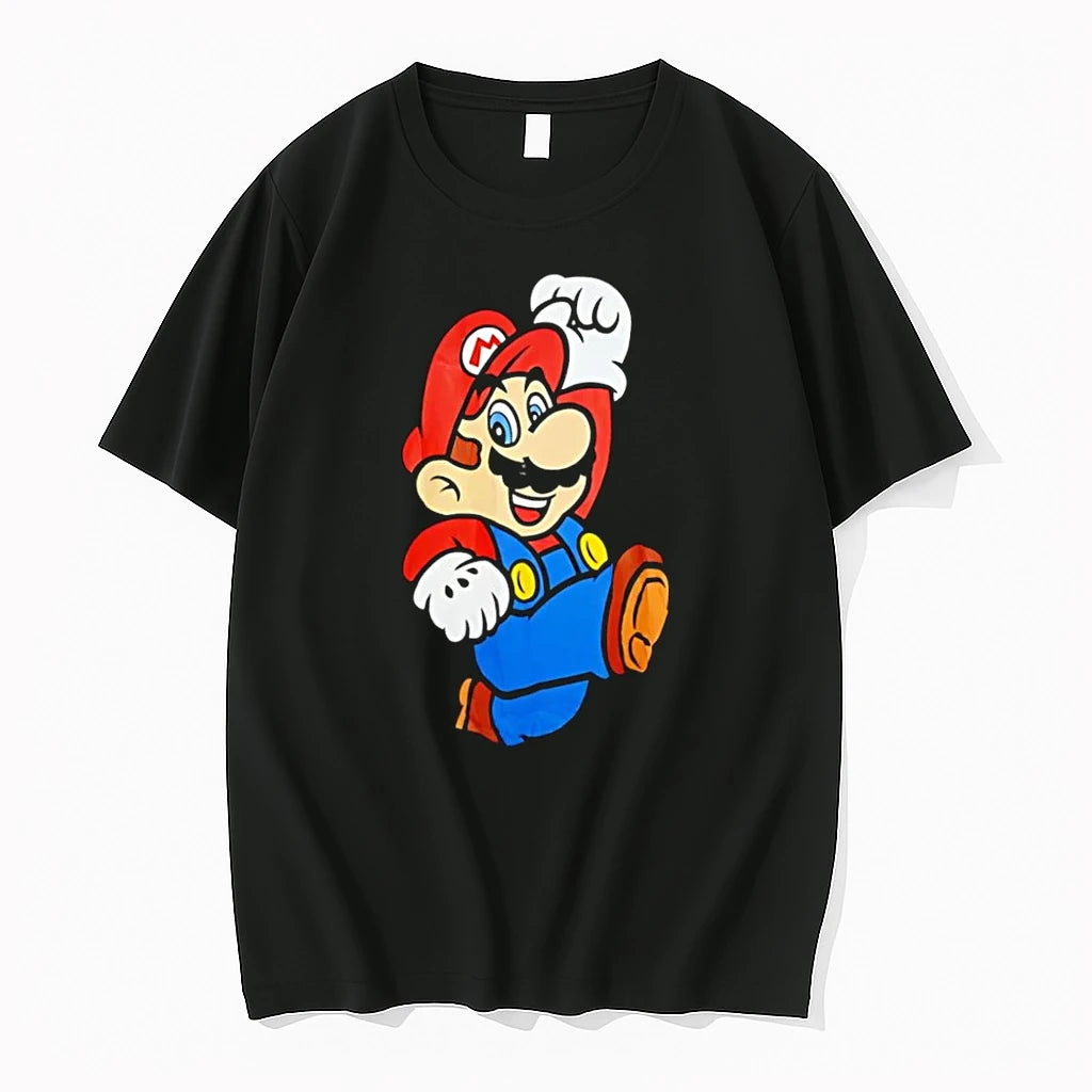 Officials Super Mario Bros Nintendo Classic Jump Action Adventure 2026 Black Premium T Shirt