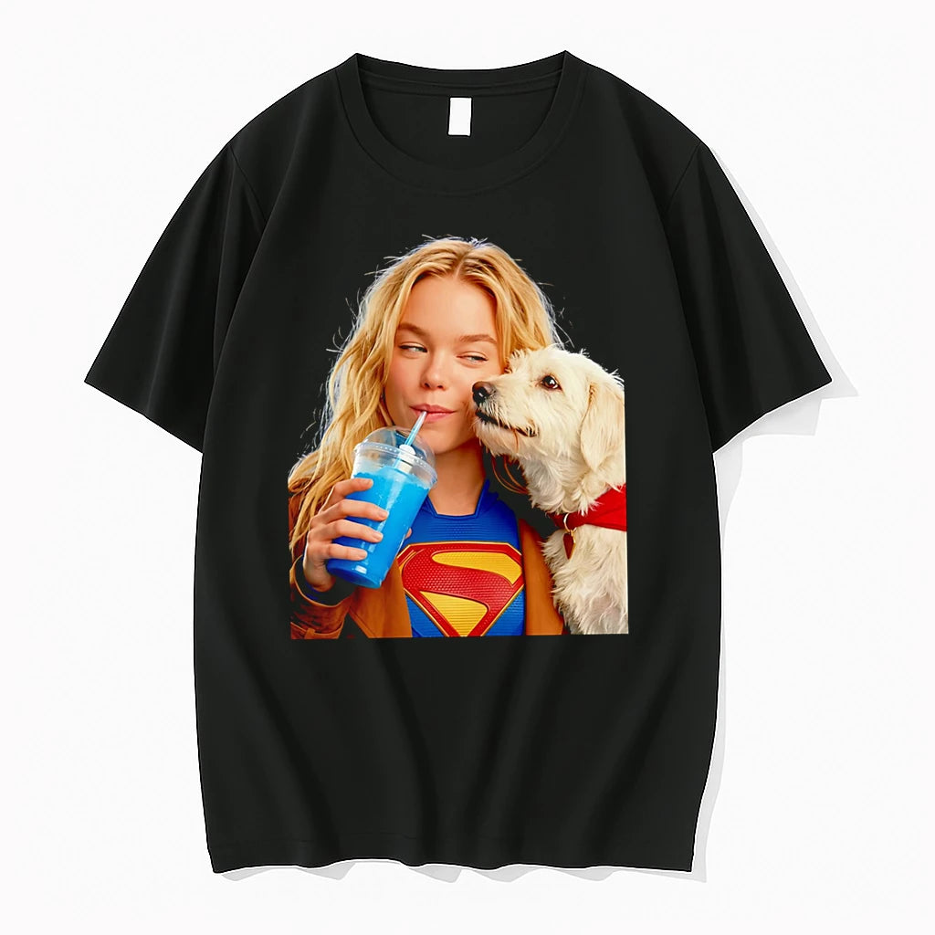 Officials Supergirl Logo Premium T Shirt