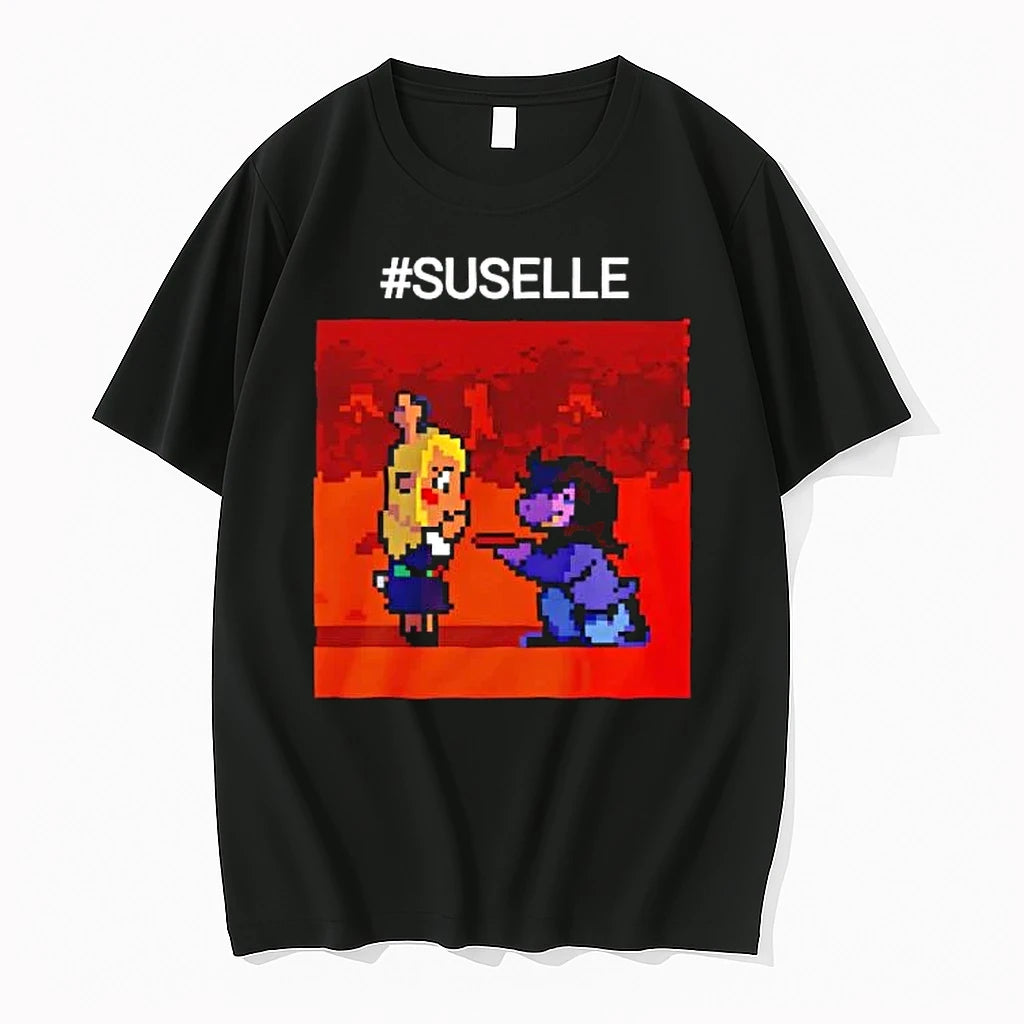 Officials Suselle Undertale Pixel Art Susie Noelle Premium T Shirt