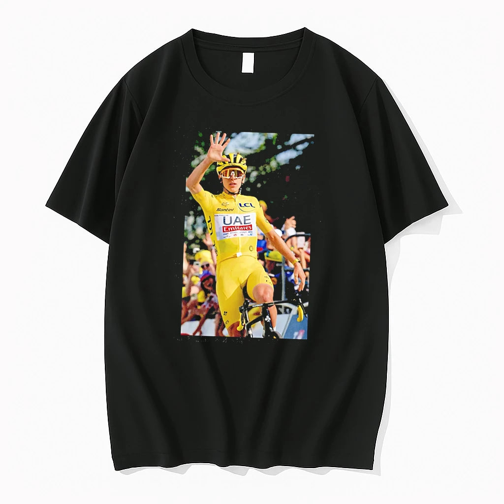 Officials Tadej Pogacar Uae Emirates Tour De France Graphic Tee Premium T Shirt
