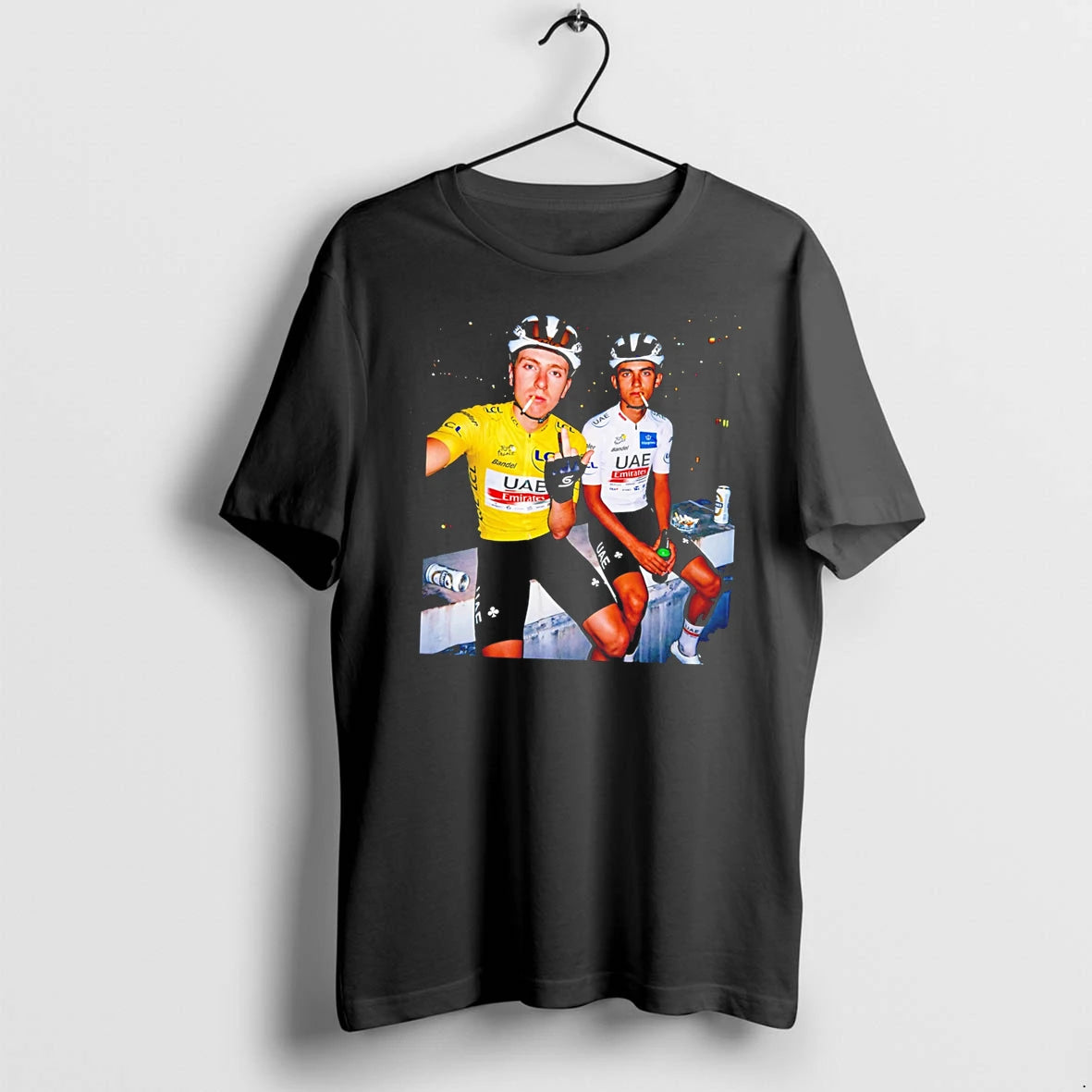 Officials Tadej Pogacar And Isaac Del Toro Uae Team Emirates Bootleg Tee