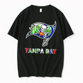 Officials Tampa Bay Sports Team Logos Flag Tee Premium T Shirt