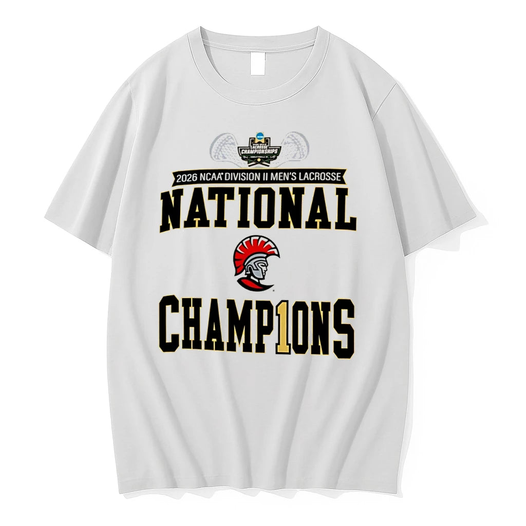 Officials Tampa Spartans 2026 Ncaa Division Ii Mens Lacrosse Champions Tee Premium T Shirt