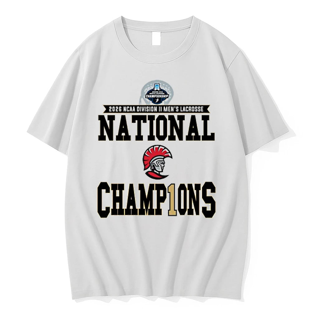 Officials Tampa Spartans 2026 Ncaa Division Ii Mens Lacrosse National Champions Premium T Shirt
