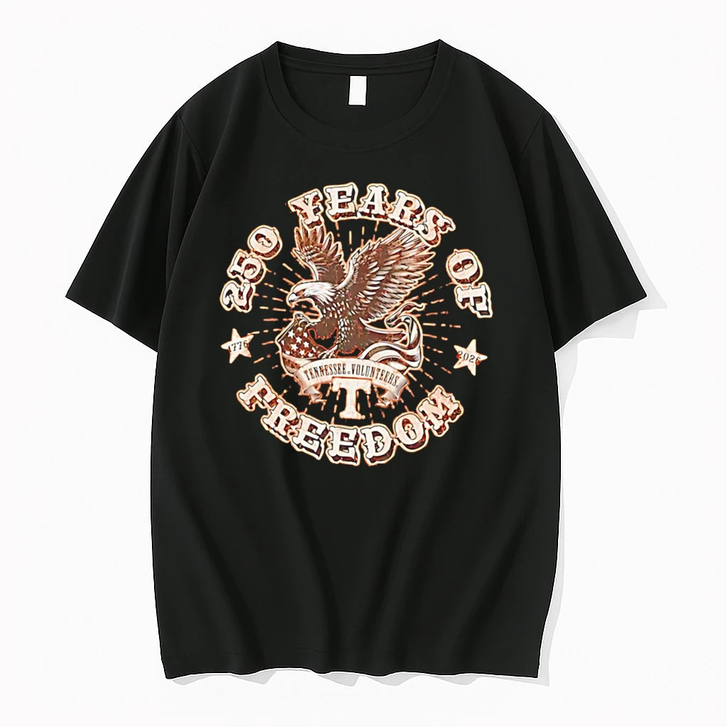 Officials Tennessee Volunteers 250 Years Of Freedom 1776 2026 Tee Premium T Shirt