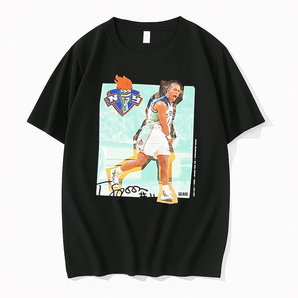 Officials Teresa Weatherspoon New York Liberty Wslam Signature Tee Premium T Shirt