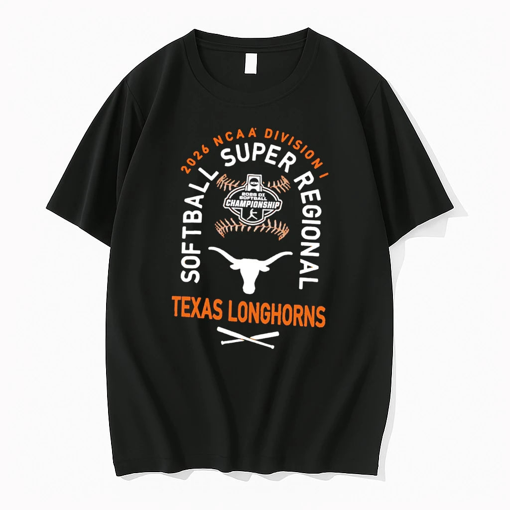 Officials Texas Longhorns 2026 Ncaa Division I Softball Super Regionals Tee Premium T Shirt