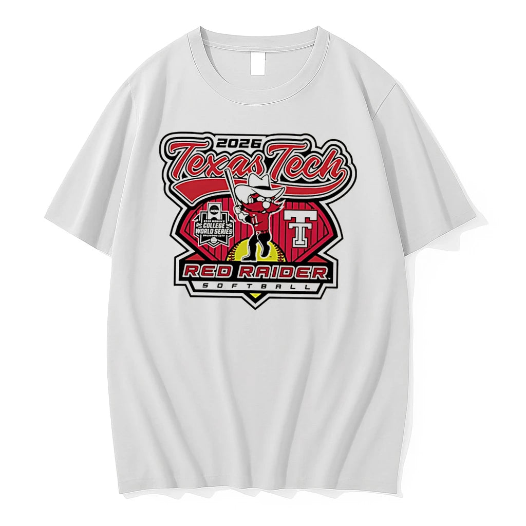 Officials Texas Tech Red Raider Softball 2026 Wcws Send It Tee Premium T Shirt