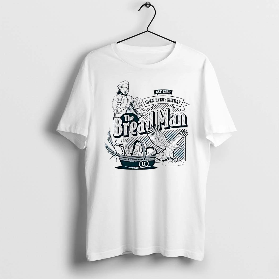 Officials The Bread Man Open Every Sunday Est 2023 Premium T Shirt