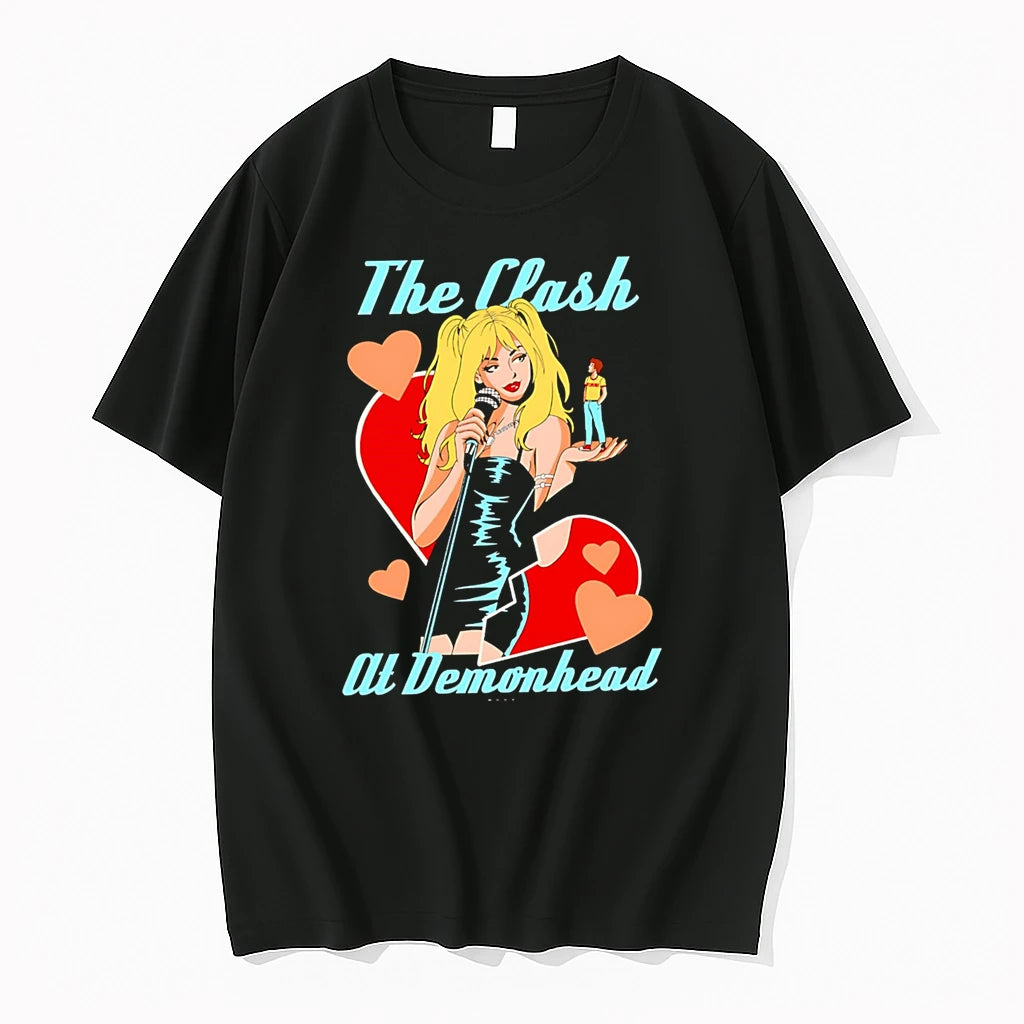 Officials The Clash At Demonhead With Singer And Fan Premium T Shirt