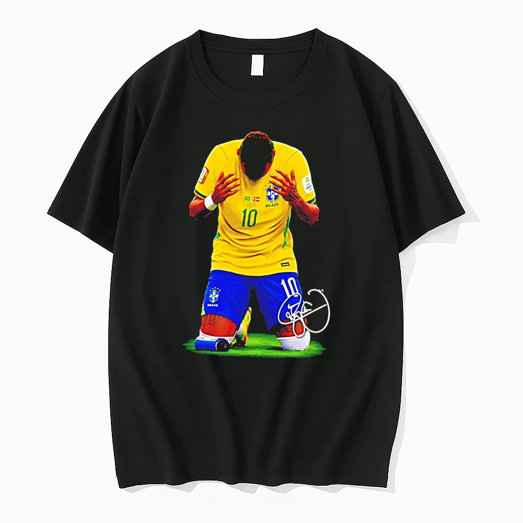 Officials The Last Samba Neymar Announced His Retirement Signature Tee Premium T Shirt