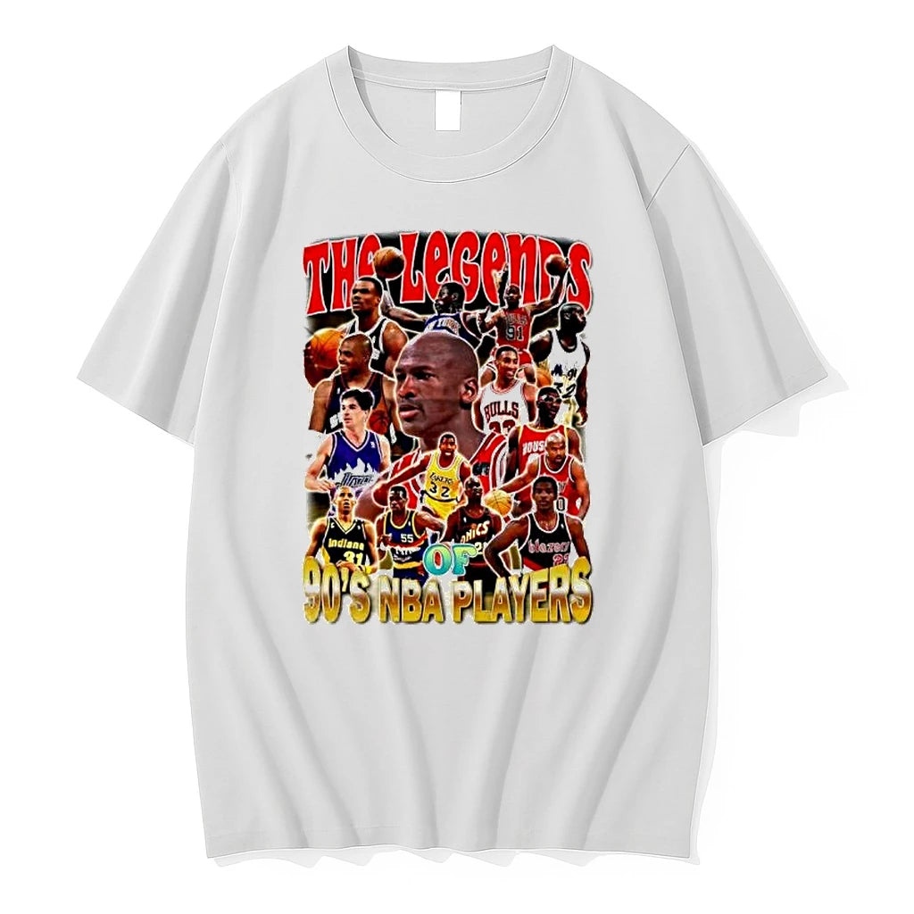 Officials The Legends Of 90s Nba Players Collage Premium T Shirt