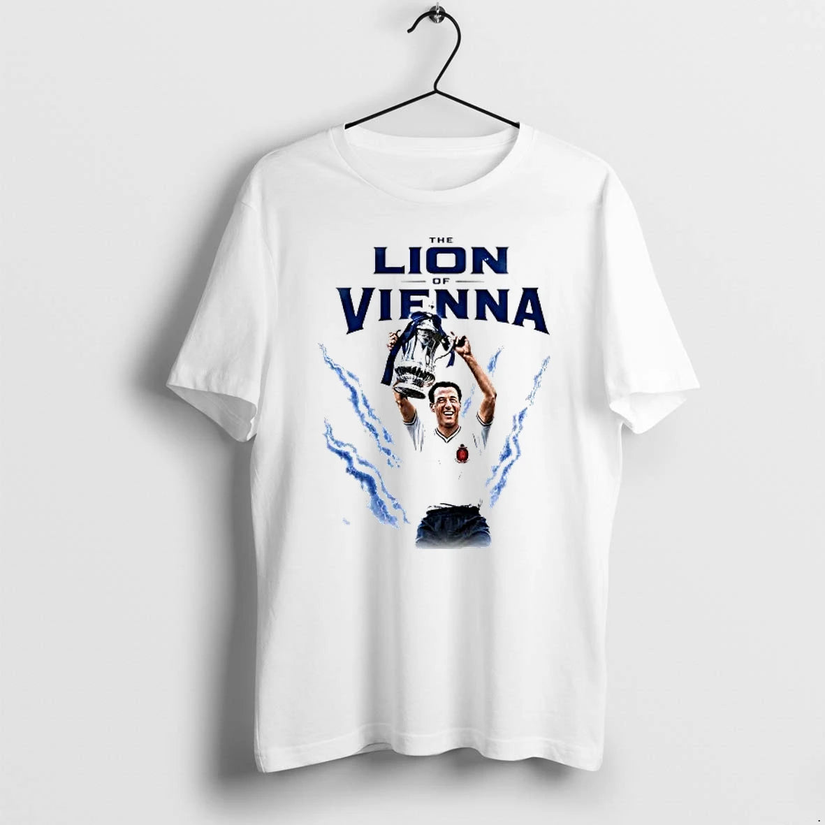 Officials The Lion Of Vienna Nat Lofthouse Bolton Wanderers Football Legend Premium T Shirt