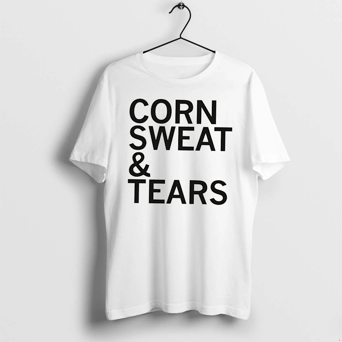 Officials The Midwest Was Built With Corn Sweat Tears Tee Premium T Shirt